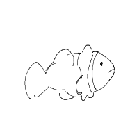 clownfish drawing by hahahaaaa in Artbitrator