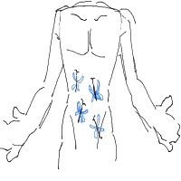 butterflies in stomach drawing by hahahaaaa in Artbitrator