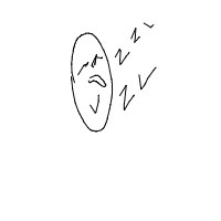 sleeping face drawing by setu in Artbitrator