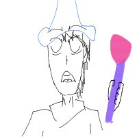 wizard casting spell drawing by yumak in Artbitrator