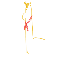 giraffe with scarf drawing by gachongne in Artbitrator