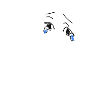 crying face drawing by gachongne in Artbitrator