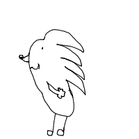 sonic drawing by moviebro in Artbitrator