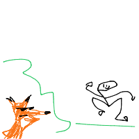 sneaky fox drawing by guest-fig6qsfjw in Artbitrator