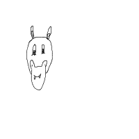 hippo drawing by srush in Artbitrator