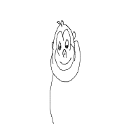 gorilla drawing by srush in Artbitrator