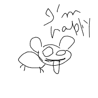 happy frog drawing by fwchetan in Artbitrator