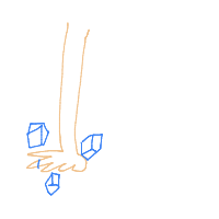 cold feet drawing by bumaboim in Artbitrator