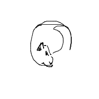 sleepy dog drawing by pacmanisover9000 in Artbitrator