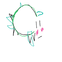 shy turtle drawing by pacmanisover9000 in Artbitrator