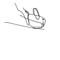 penguin sliding drawing by pacmanisover9000 in Artbitrator