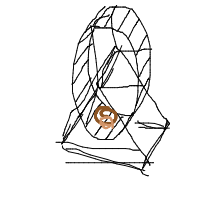 hamster on wheel drawing by pacmanisover9000 in Artbitrator