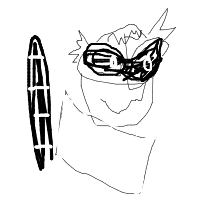 raccoon trash panda drawing by pacmanisover9000 in Artbitrator