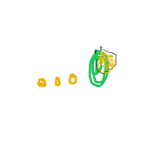 duck leading ducklings drawing by pacmanisover9000 in Artbitrator