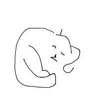 sleeping cat drawing by mancposter in Artbitrator