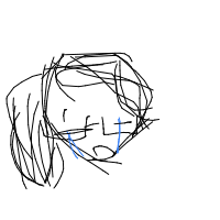 sad face drawing by riri_omg in Artbitrator