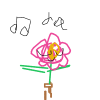 flower dancing drawing by riri_omg in Artbitrator