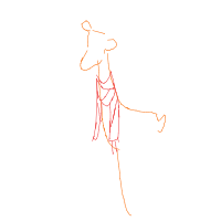 giraffe with scarf drawing by adrain in Artbitrator