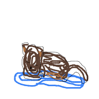 sleeping cat drawing by enisin in Artbitrator