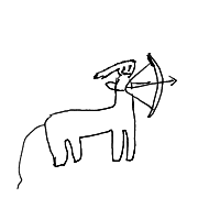 centaur drawing by jast99 in Artbitrator