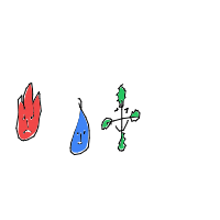 elemental spirits drawing by secemo7713 in Artbitrator